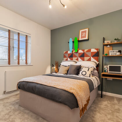 Bedroom 3 from The Cornfields Sageston Show Home