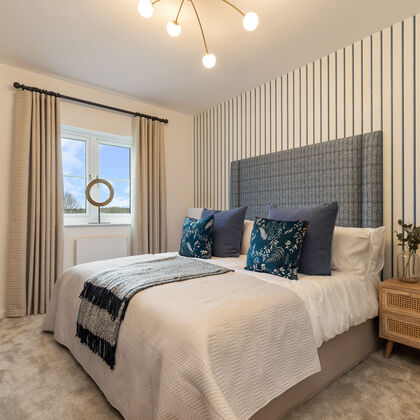 Master Bedroom from The Cornfields, Sageston Show Home
